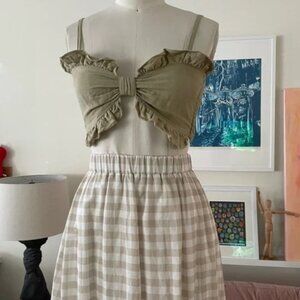 S30 Linen Bra Top